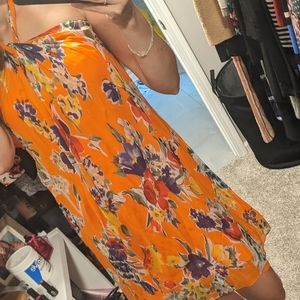Polo Ralph Lauren Orange Halter Dress